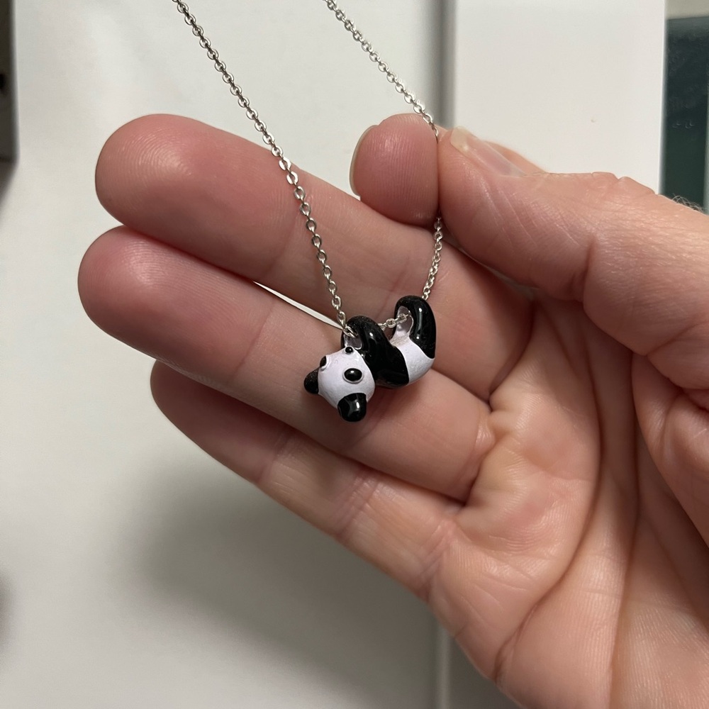 Cute Panda Pendant Necklace